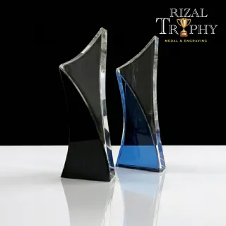 Trophy Crystal Plaque - Rizal Trophy