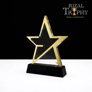 Trophy Crystal Plaque - Rizal Trophy