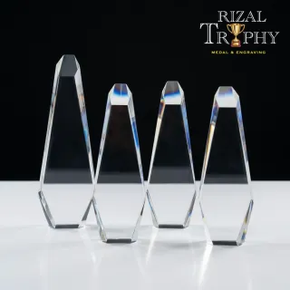 Trophy Crystal Plaque - Rizal Trophy