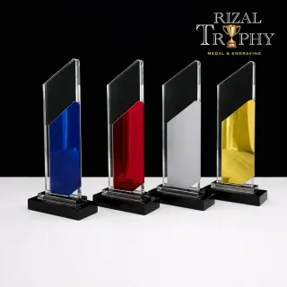 Trophy Crystal Plaque - Rizal Trophy