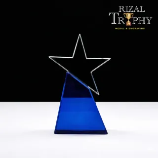 Trophy Crystal Plaque - Rizal Trophy