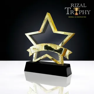 Trophy Crystal Plaque - Rizal Trophy