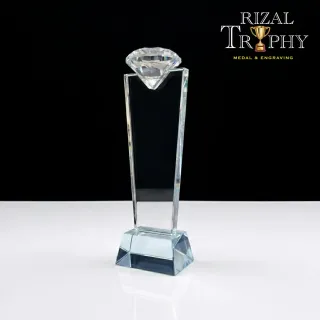 Trophy Crystal Plaque - Rizal Trophy