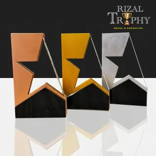 Trophy Crystal Plaque - Rizal Trophy