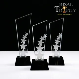 Trophy Crystal Plaque - Rizal Trophy