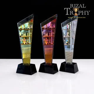 Trophy Crystal Plaque - Rizal Trophy