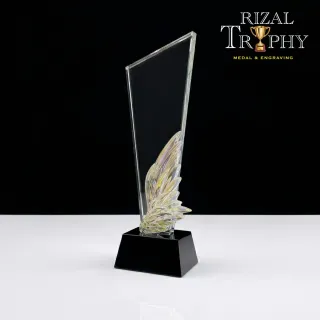 Trophy Crystal Plaque - Rizal Trophy