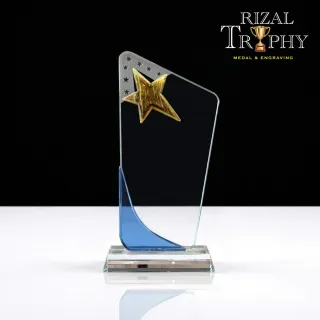 Trophy Crystal Plaque - Rizal Trophy