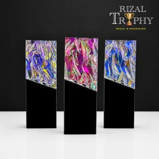 Trophy Crystal Plaque - Rizal Trophy