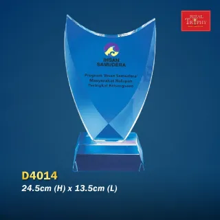 Trophy Crystal Plaque - Rizal Trophy