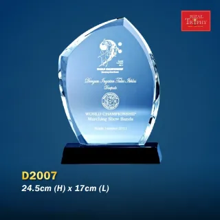 Trophy Crystal Plaque - Rizal Trophy