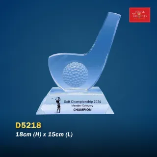 Trophy Crystal Plaque - Rizal Trophy