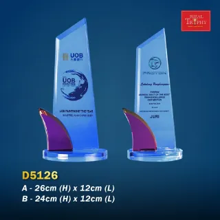 Trophy Crystal Plaque - Rizal Trophy