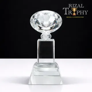Trophy Crystal Trophy - Rizal Trophy
