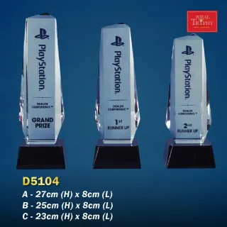 Trophy Crystal Trophy - Rizal Trophy