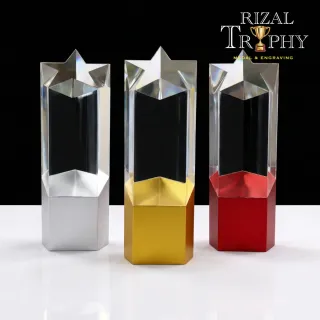 Trophy Crystal Trophy - Rizal Trophy