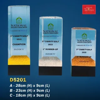 Trophy Crystal Trophy - Rizal Trophy