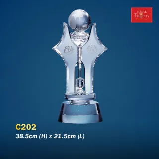 Trophy Crystal Trophy - Rizal Trophy