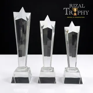 Trophy Crystal Trophy - Rizal Trophy