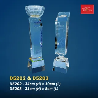 Trophy Crystal Trophy - Rizal Trophy