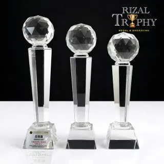 Trophy Crystal Trophy - Rizal Trophy