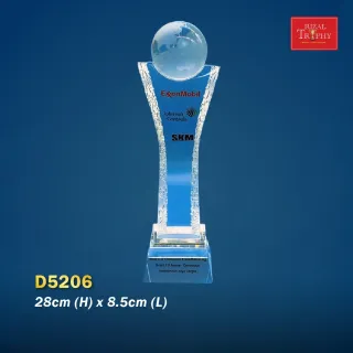 Trophy Crystal Trophy - Rizal Trophy