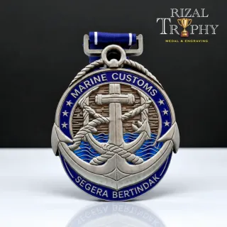 Trophy Medal Zinc Alloy - Rizal Trophy