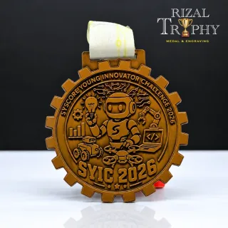 Trophy Medal Zinc Alloy - Rizal Trophy