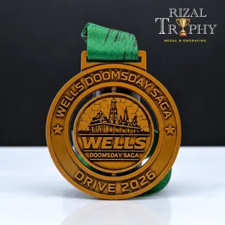 Trophy Medal Zinc Alloy - Rizal Trophy