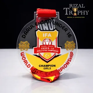 Trophy Medal Acrylic - Rizal Trophy