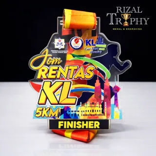 Trophy Medal Acrylic - Rizal Trophy