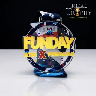 Trophy Medal Acrylic - Rizal Trophy