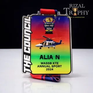 Trophy Medal Acrylic - Rizal Trophy