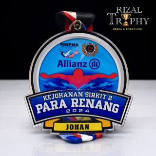 Trophy Medal Acrylic - Rizal Trophy
