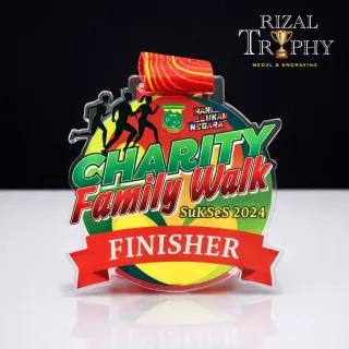 Trophy Medal Acrylic - Rizal Trophy