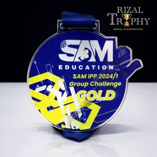 Trophy Medal Acrylic - Rizal Trophy