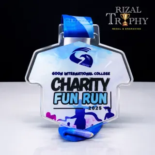 Trophy Medal Acrylic - Rizal Trophy