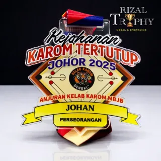 Trophy Medal Acrylic - Rizal Trophy