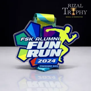 Trophy Medal Acrylic - Rizal Trophy