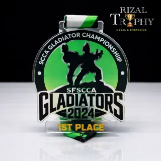 Trophy Medal Acrylic - Rizal Trophy