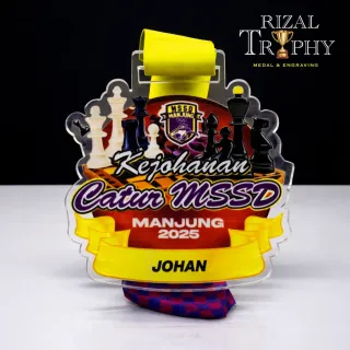 Trophy Medal Acrylic - Rizal Trophy