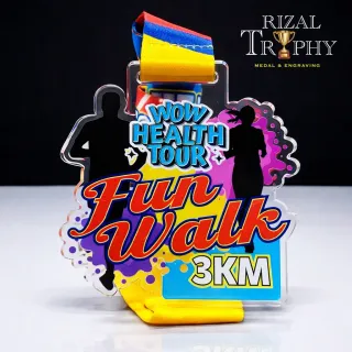 Trophy Medal Acrylic - Rizal Trophy