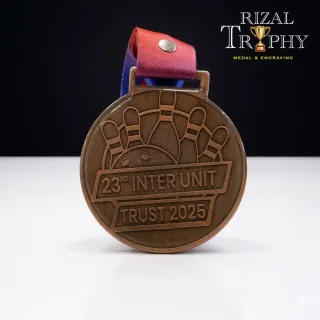 Trophy Medal Etching - Rizal Trophy