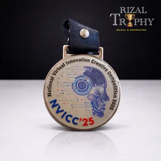 Trophy Medal Etching - Rizal Trophy