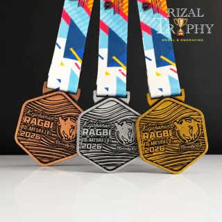 Trophy Medal Zinc Alloy - Rizal Trophy