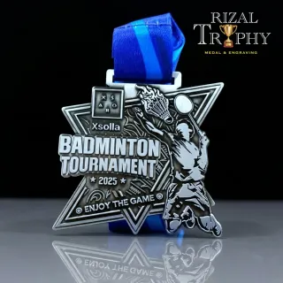 Trophy Medal Zinc Alloy - Rizal Trophy