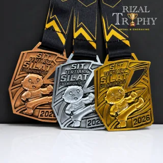 Trophy Medal Zinc Alloy - Rizal Trophy