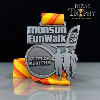 Trophy Medal Zinc Alloy - Rizal Trophy