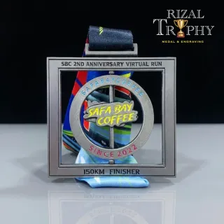 Trophy Medal Zinc Alloy - Rizal Trophy