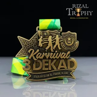 Trophy Medal Zinc Alloy - Rizal Trophy